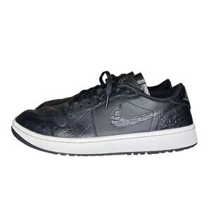 ***SOLD*** Men's Nike Air Jordan 1 Low 'Croc' Golf Shoes Size 12 Black White